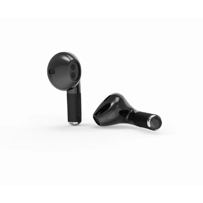 Bluetooth headset GEMBIRD TWS-02-BK, in-ear TWS, black/grey, up to 5 h playtime, built-in microphone, charging case