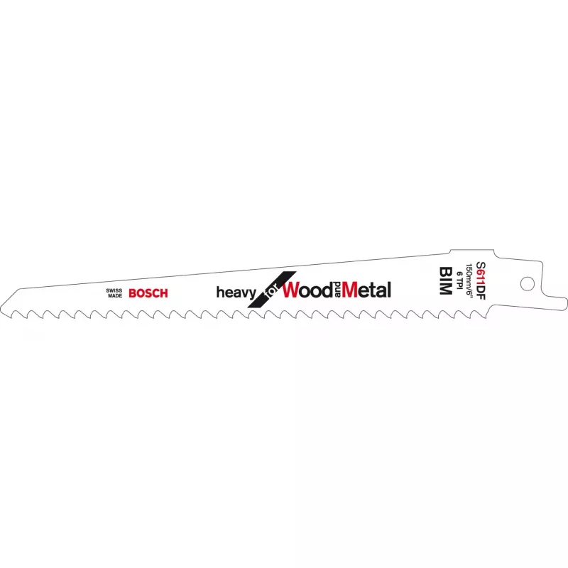 Bosch S 611 DF Heavy for Wood and Metal Sabre Saw Blades