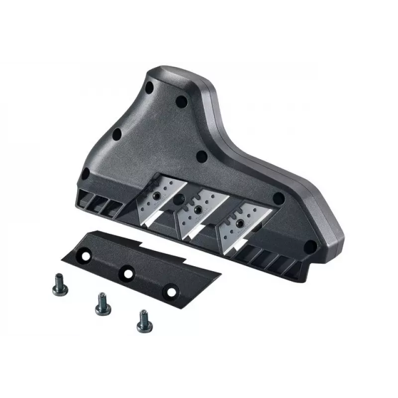 Planer Wolfcraft Triple-blade edge planer 4009000 — graphite, trapezoidal blades, suitable for plasterboard
