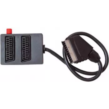 SCART 2-way splitter adapter ShiverPeaks 94055 — video/audio passive signal split