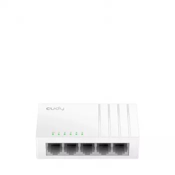 Network switch Cudy GS105U — Unmanaged 5-port Gigabit Ethernet (10/100/1000), white, 5 V