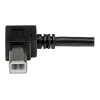 StarTech.com 2m USB 2.0 A to Right Angle B Cable - M/M, 2 m, USB A, USB B, USB 2.0, 0.48 Gbit/s, Black