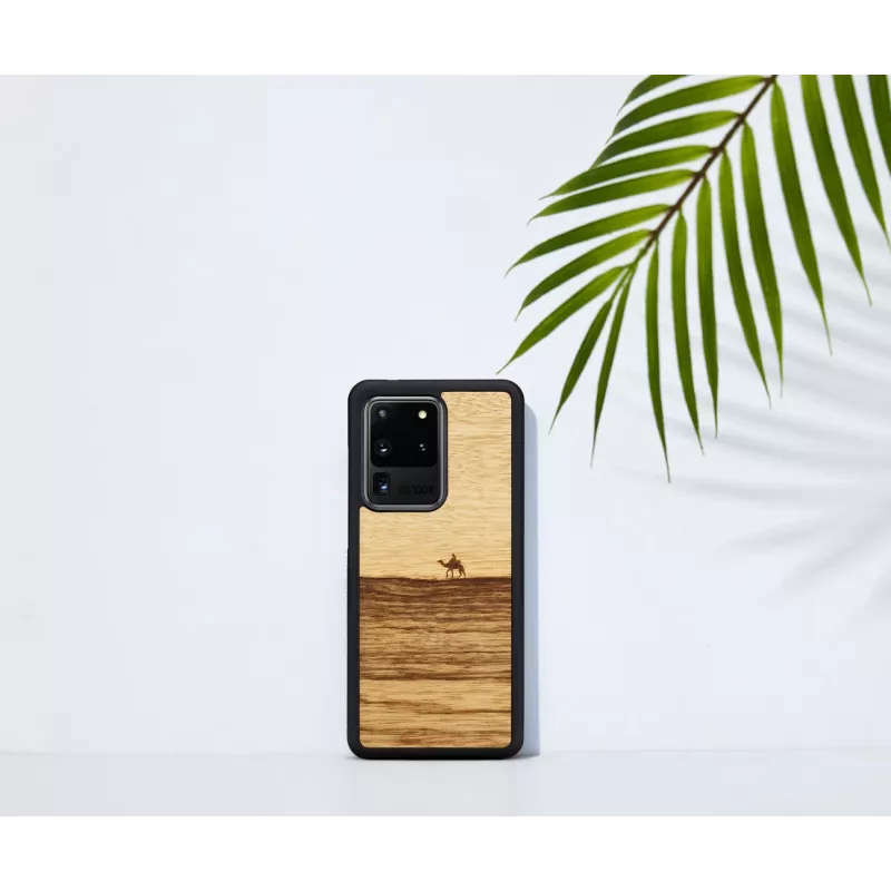 Phone case man and wood Galaxy S20 Ultra terra black