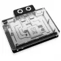 Backplate Alphacool 10260 Aluminium Chrome Copper Black 154mm