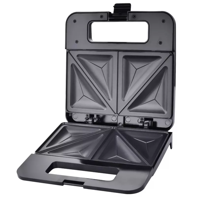 Sandwich maker ESPERANZA PARMIGIANO 1000 W — 4 sandwiches, black, non-stick plates