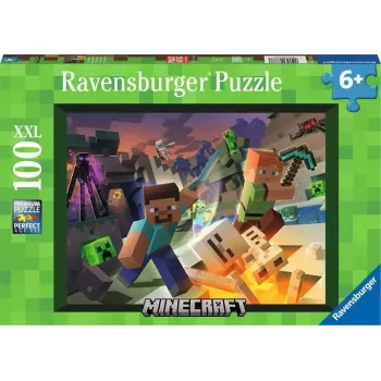 Jigsaw puzzle Ravensburger Minecraft 100 pcs Video game