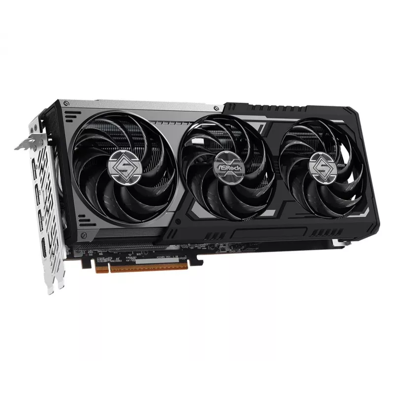 ASRock Radeon RX 9070 XT 16GB Steel Legend Dark Graphics Card