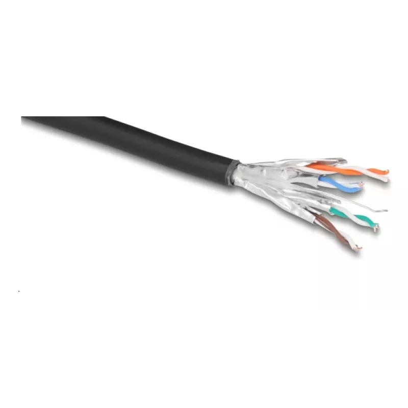 Networking cable DeLOCK 80597 Black Cat6a U/FTP 50m