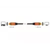 DeLOCK - HDMI-Cable - HDMI (M) to HDMI (M) - 50 cm - Triple Insulation - Black, Gold - 8K Support