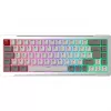 Raijintek MGA-68 Gaming Keyboard, Hejin Magnetic Yellow Switches, DE Layout, Silver