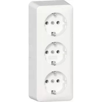 GIRA Socket Outlet SCHUKO 478913 3f AP RW (478913)