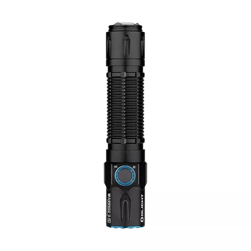 Tactical handheld flashlight olight Warrior 3S — LED 2300 lm, 300 m range, IPX8, 21700 Li-Ion 5000 mAh
