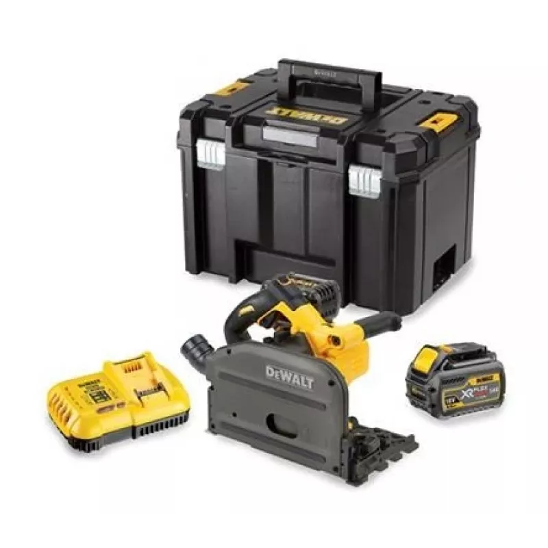 DEWALT DCS520T2 portable circular saw 54V 2x XR FLEXVOLT 6Ah TSTAK Black, Yellow