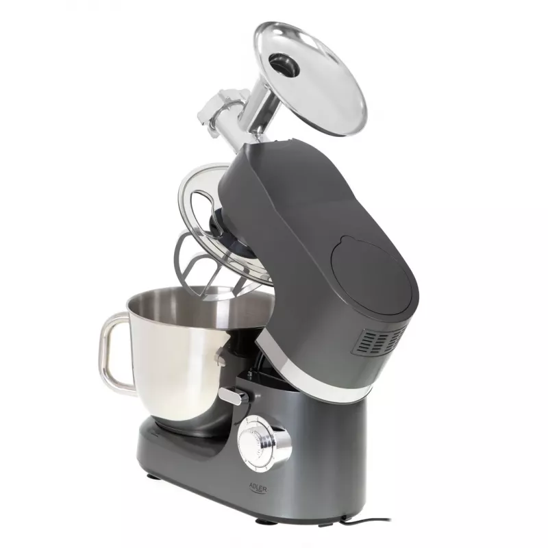 Food processor Adler AD 4221 — 7 L stainless steel bowl, 1200 W, 6 speeds, planetary rotation