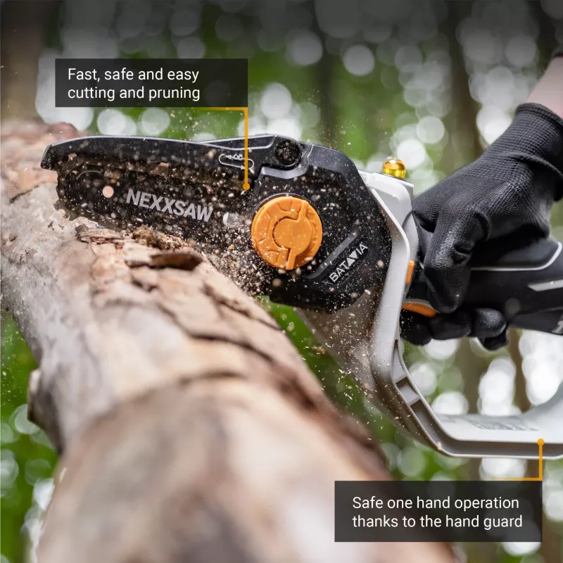 Batavia B.V. 18V Nexxsaw Cordless One-Hand Chainsaw 6'' V3 - Without Battery and Charger | Chainsaw