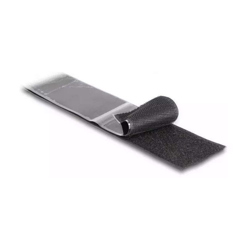 DeLOCK Heavy-duty Hook-and-Loop tape self-adhesive L 15 m x W 50 mm black