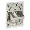 EFB-Elektronik Network Socket 2-way for Keystones, White, RAL 9003 without Keystone Manufacturer: EFB Elektronik (EC020400001)