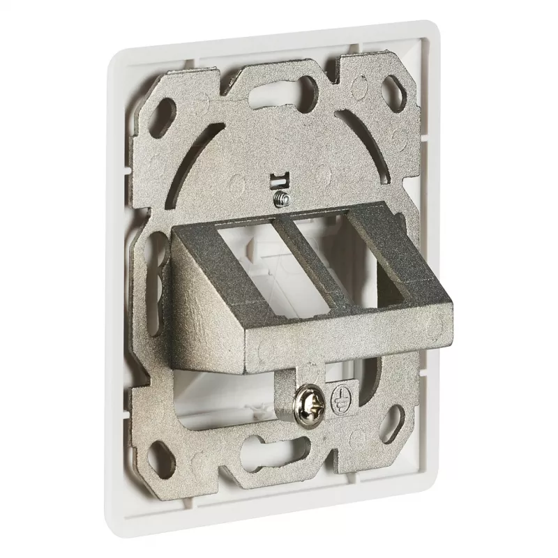 EFB-Elektronik Network Socket 2-way for Keystones, White, RAL 9003 without Keystone Manufacturer: EFB Elektronik (EC020400001)