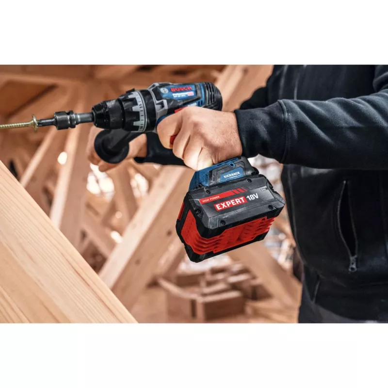 Bosch EXPERT 18V starter set with 2 batteries and charger in L-BOXX