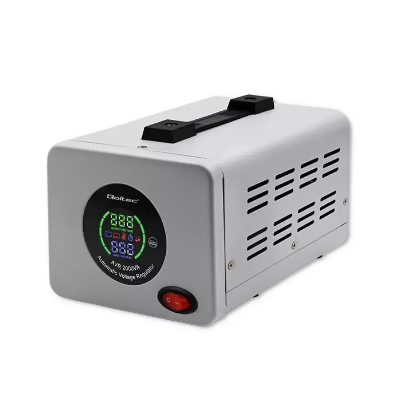 Qoltec 50724 Automatic Voltage Stabilizer AVR 2000VA