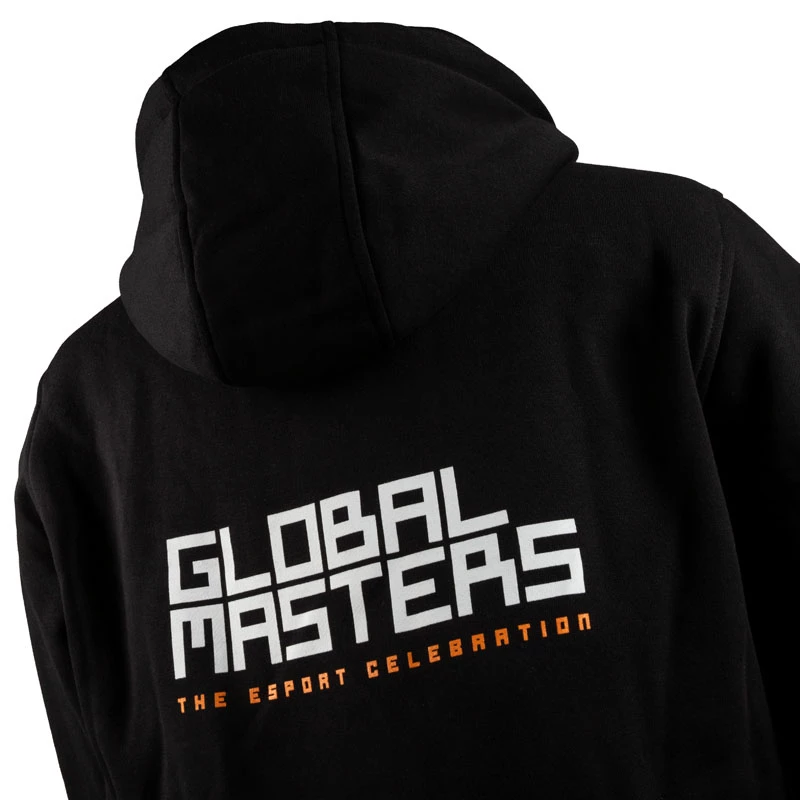 Global Masters Hoodie GM Logo - black (M)
