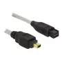 FireWire A/B Cable DeLOCK 82588 1.0m Grey