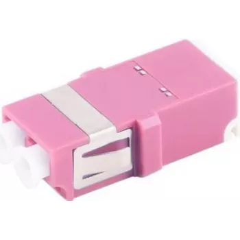 Duplex LC-LC Fiber Optic Connector Shutter, ShiverPeaks 07-60033, violet, S/CONN LWL
