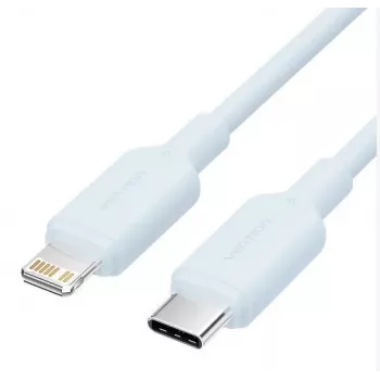 Cable USB-C to LIGHTNING/1M Blue Laksf Vention