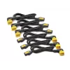 APC Power Cord Kit (6 ea), Locking, C13 to C14 (90 Degree), 1.2m