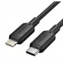 Cable USB-C to LIGHTNING/2M Black Lakbh Vention