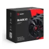 All-in-one liquid cooler SAVIO BLADE SET 120 mm fan 1800 RPM 32 sone Black