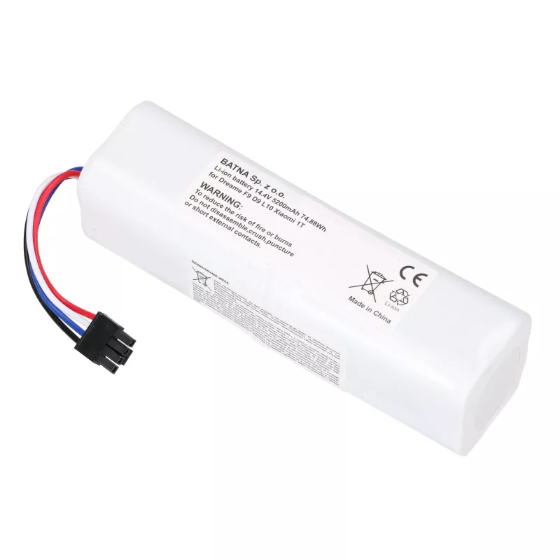 Battery for Dreame Vacuum F9/D9 PRO, 14.4V 5200mAh