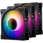 120mm PHANTEKS M25 Gen2 PWM D-RGB case fan, black, 3-pin