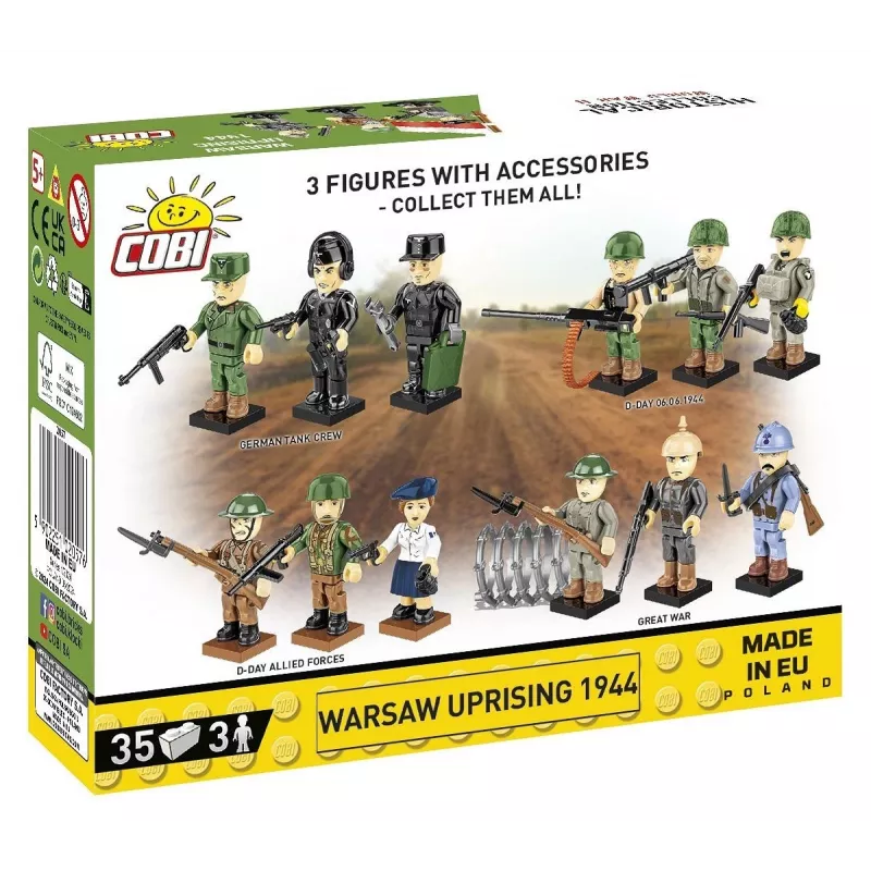 Historical Collection World War II /2057/ WARSAW UP RISING 1944 3Figures/35Blocks