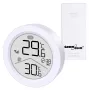 GreenBlue wireless weather station, IN/OUT temperature, clock, °C/°F selectable, range up to 60 m, GB162