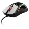 Glorious Gaming Glorious Model D Mouse Glossy (Black), Right-hand, Optical, USB Type-A, 12000 DPI, 1 ms, Black