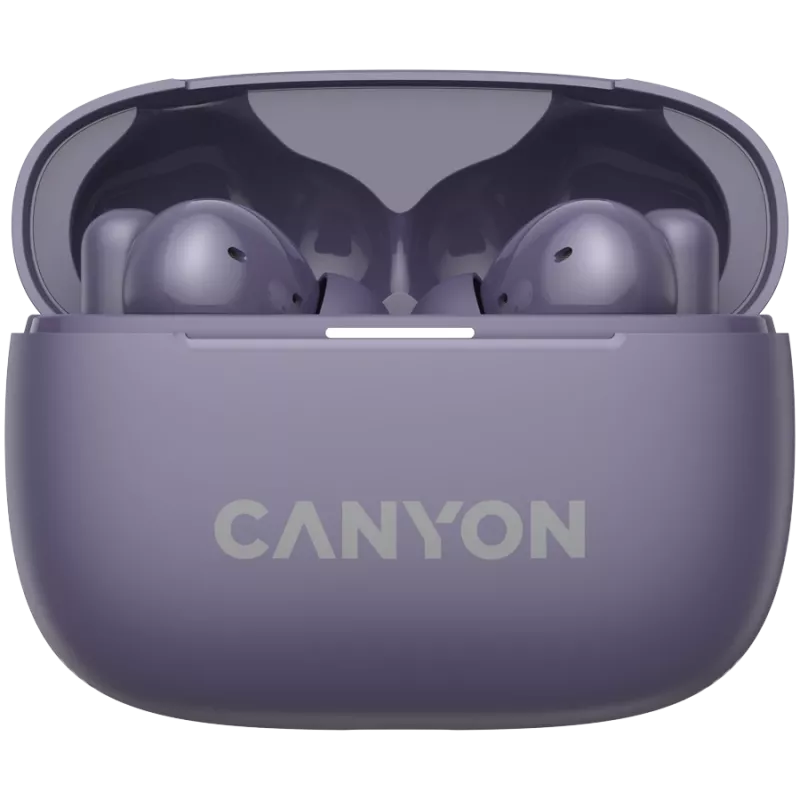 Canyon CNS-TWS10PL Headphones and Headset True Wireless Stereo (TWS) In-Ear calls/music/Sport/everyday use USB Type-C Bluetooth Violet (CNS-TWS10PL)