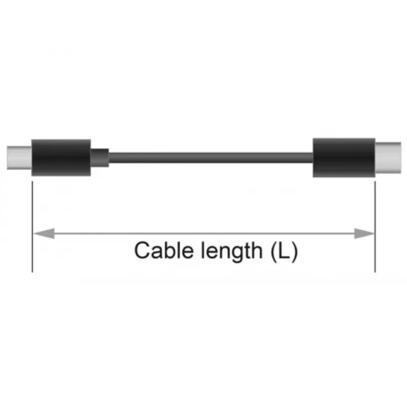SATA Cable DeLOCK 85641 2m eSATA Black