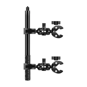 Mount for motorcycle and bicycle Puluz PU495B — two clamps and 150 cm extendable selfie stick