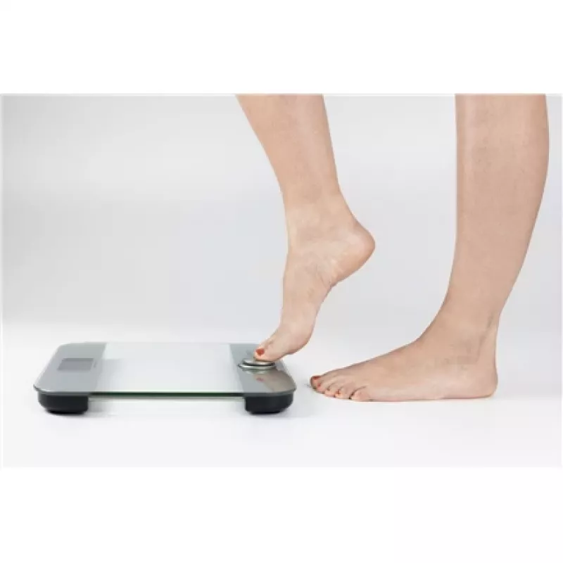 Electronic personal scale Caso Body Energy Ecostyle 03416 — max 180 kg, accuracy 100 g, white/grey