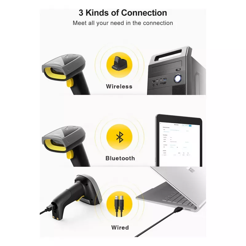 inateck Barcodescanner 52 black [BCST-52_black]