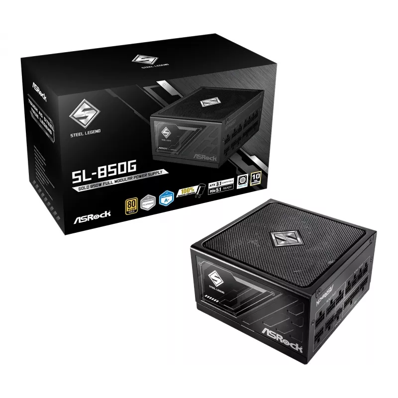 ASRock SL-850G Steel Legend Power Supply Unit 850 W 20+4 Pin ATX ATX B