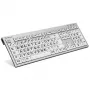 Keyboard Logickeyboard LKB-LPRNTBW-AJPU-DE Office USB QWERTZ German Multicolour