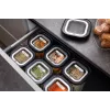 Set of 4 airtight and stackable containers GEFU G-12806, food storage containers, reusable