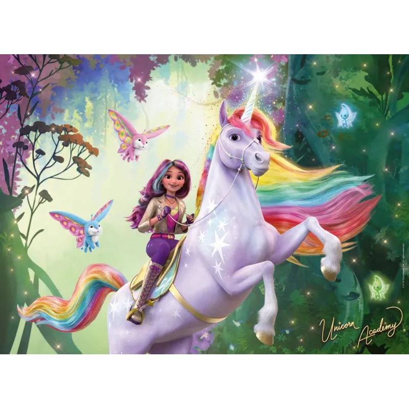 Ravensburger puzzle XXL 100 pieces – Unicorn Academy – large-format children's jigsaw