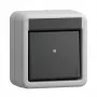 gira rocker switch 310630 single-pole surface-mounted gray
