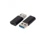 Cable gender changer Microconnect USB3.0ACF USB A to USB C Black