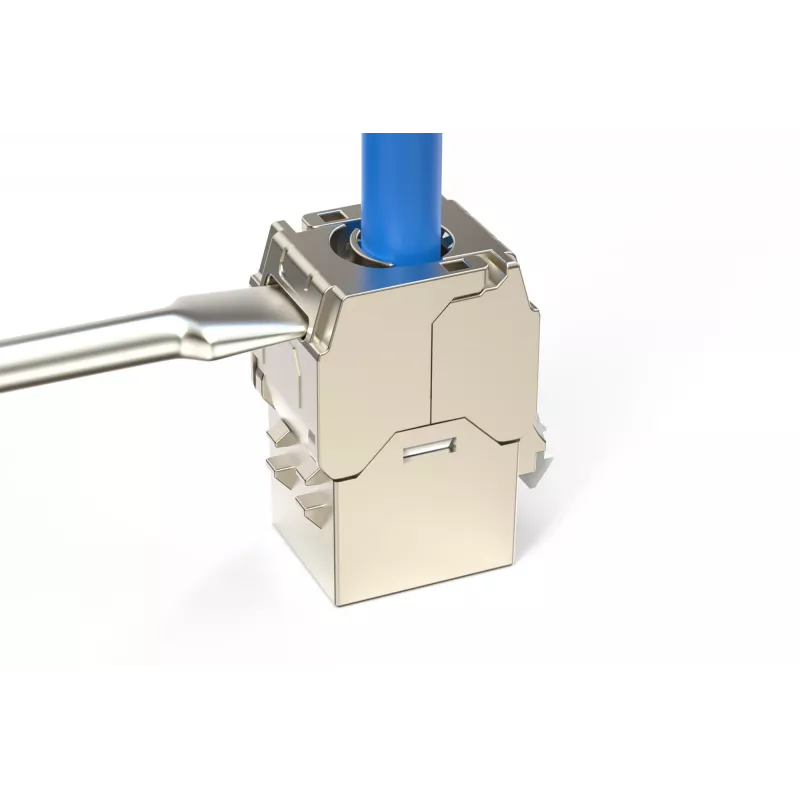 Digitus CAT 6A compact keystone module shielded tool-free mounting 12 pcs