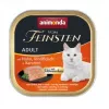 ANIMONDA Vom Feinsten Adult Chicken, beef and carrots - wet cat food - 100g