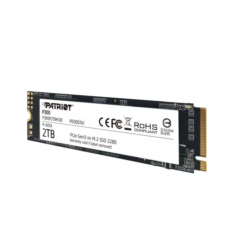 SSD disk Patriot Memory 2 TB M.2 PCI Express 3.0 NVMe P300